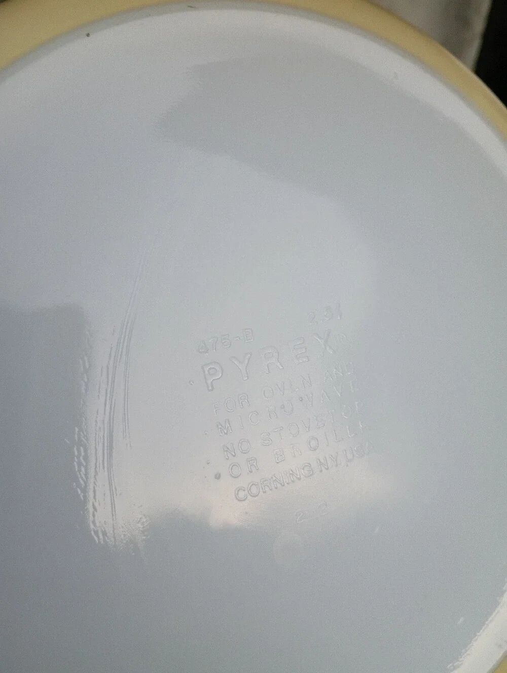 Pyrex versatile cream